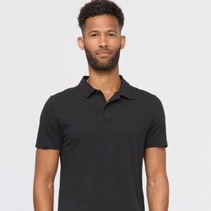 DUER Men’s Black Polo Shirt – Size XL